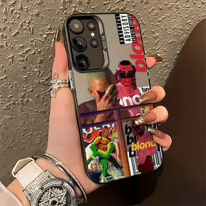 Frank Ocean Album Blond Phone Case, Compatible with Samsung Galaxy Models, Anti-Fall Protective Matte Back Cover, Durable Protection