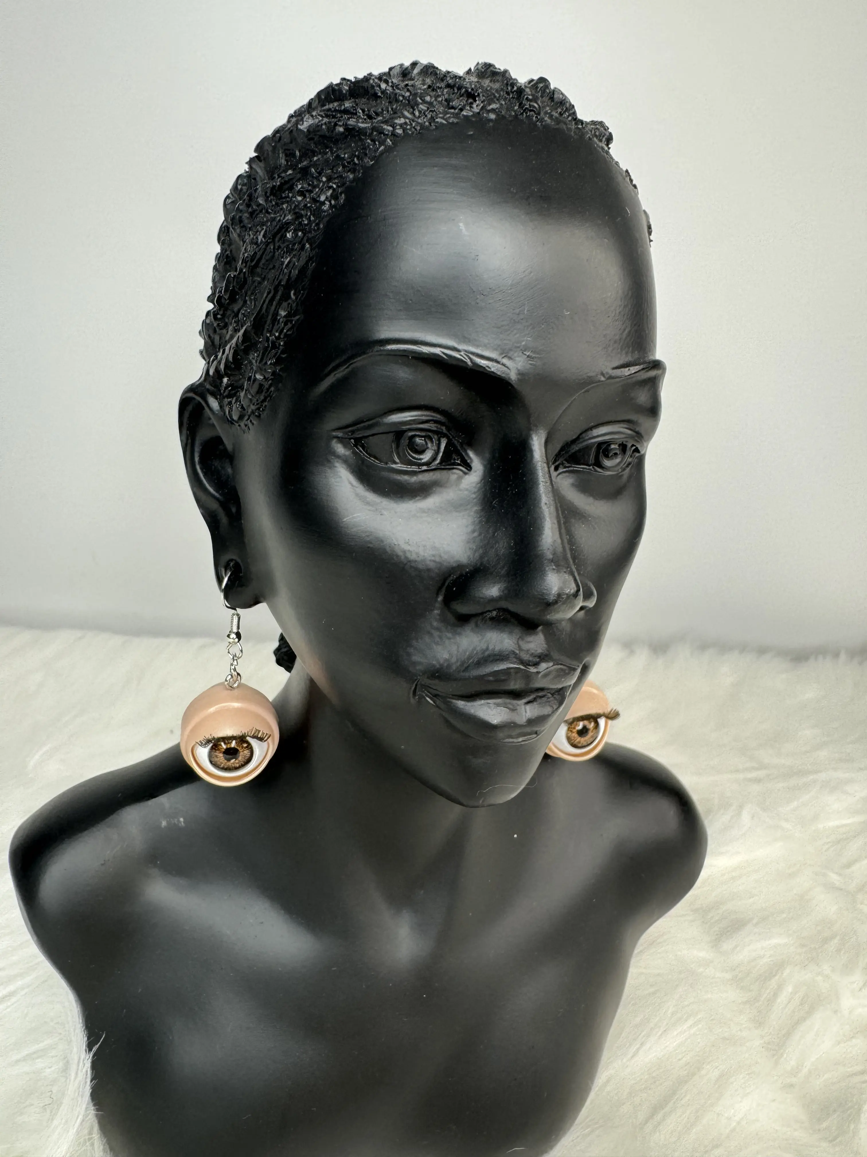 Brown Eyeball Earrings - Jaw Dropping Fashion Accessory for All