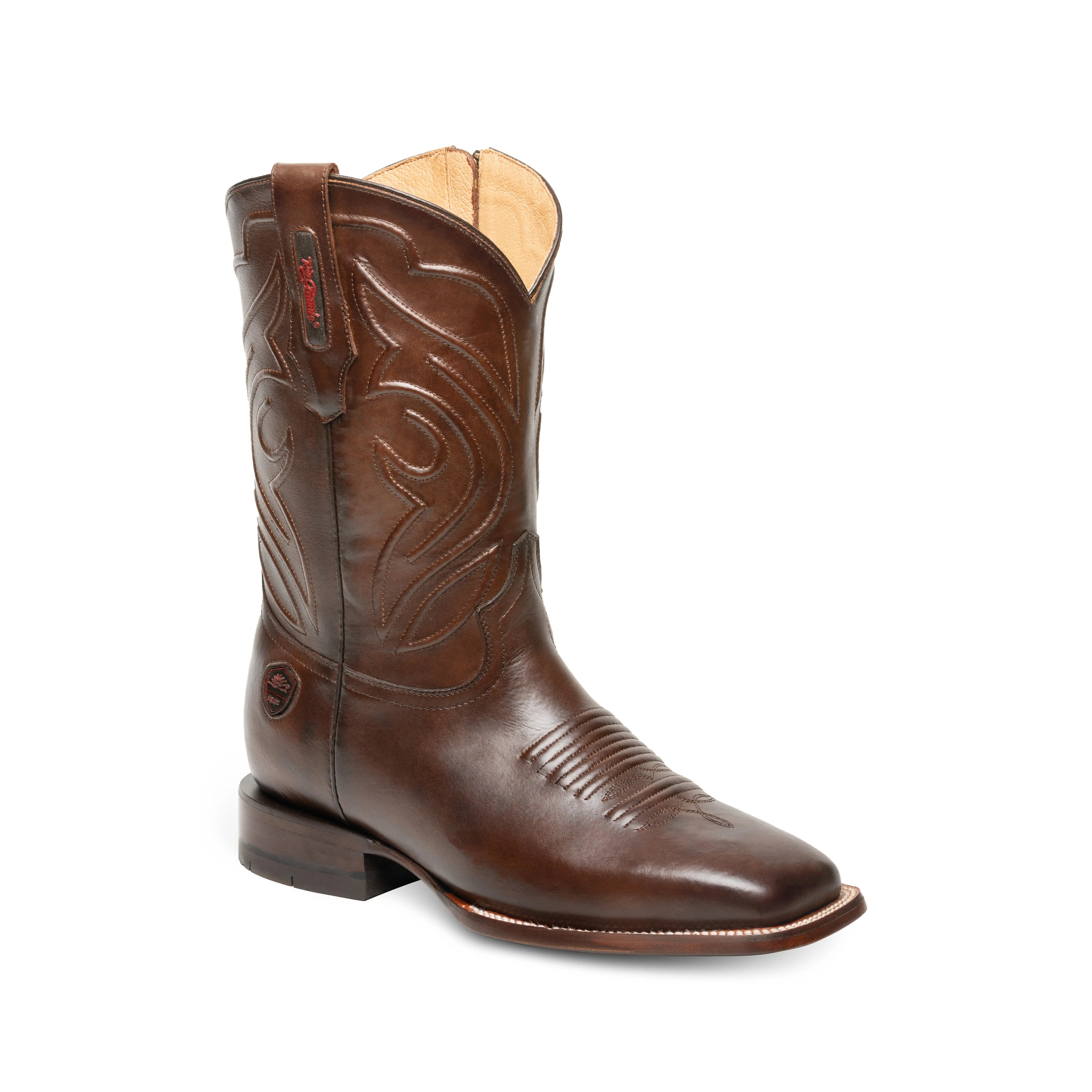 Rio Grande City Leather Square Toe Boots