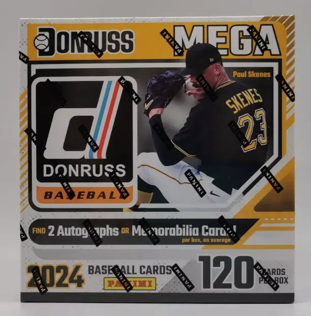 2024 Donruss Mega Box Baseball 120 Cards Factory Sealed - New
