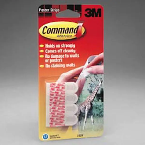 3M Company 3M Command Poster Strips 12 Stri Ps Per Pack