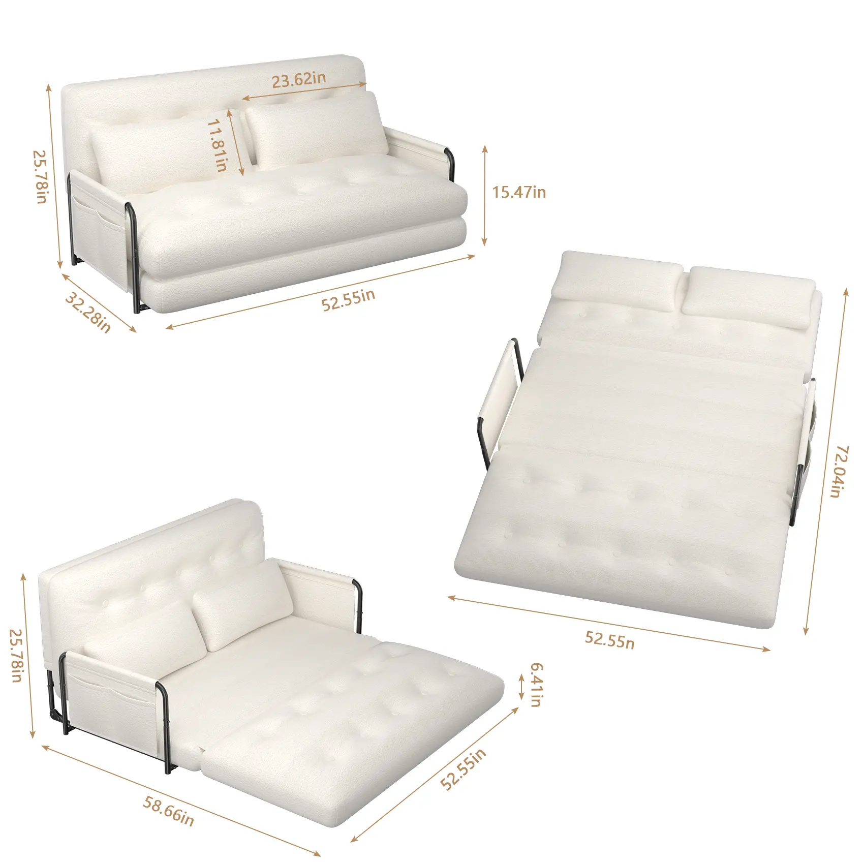 Loveseat-Beige