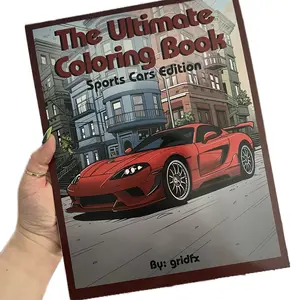 The Ultimate Coloring Book: Sports Cars Edition