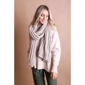 Ultra Soft Boucle Knit Scarf