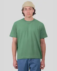 Brooklyn Cloth Originals Heavy Weight Boxy Cotton Crewneck, Boxy Fit Heavyweight Cotton Pullover Sweatshirt for Everyday Wear, Multiple Color, Small to X-Large