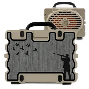 Custom Speaker Shell - Fits Turtlebox and Ecoxgear Defender - "The Riley" Custom Speaker Accessory CNC Routed Design Marine Grade EVA Foam Durable Material with Custom Logo for Turtlebox Speaker Protection