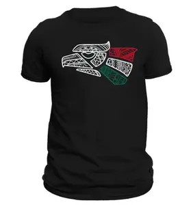 Mexico Flag Shirt, Mexican Eagle Aztec Style, Hecho En Mexico T-Shirt, Gift For Men, Full Sizes, Full Colors