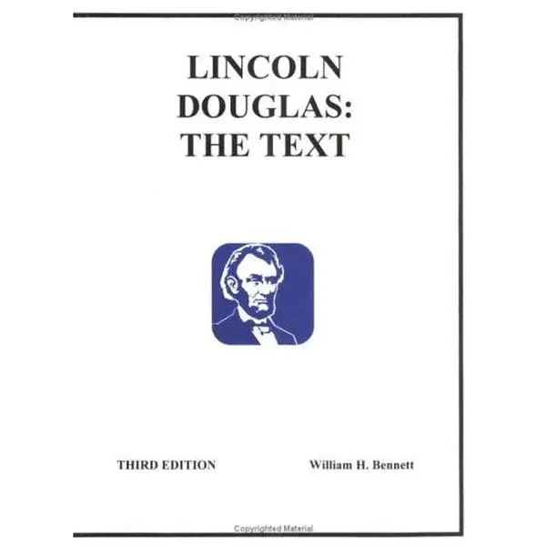 USED Book - Lincoln Douglas Debate: The Text ( 3rd Edition ) by William H. Bennett (Unknown) - english