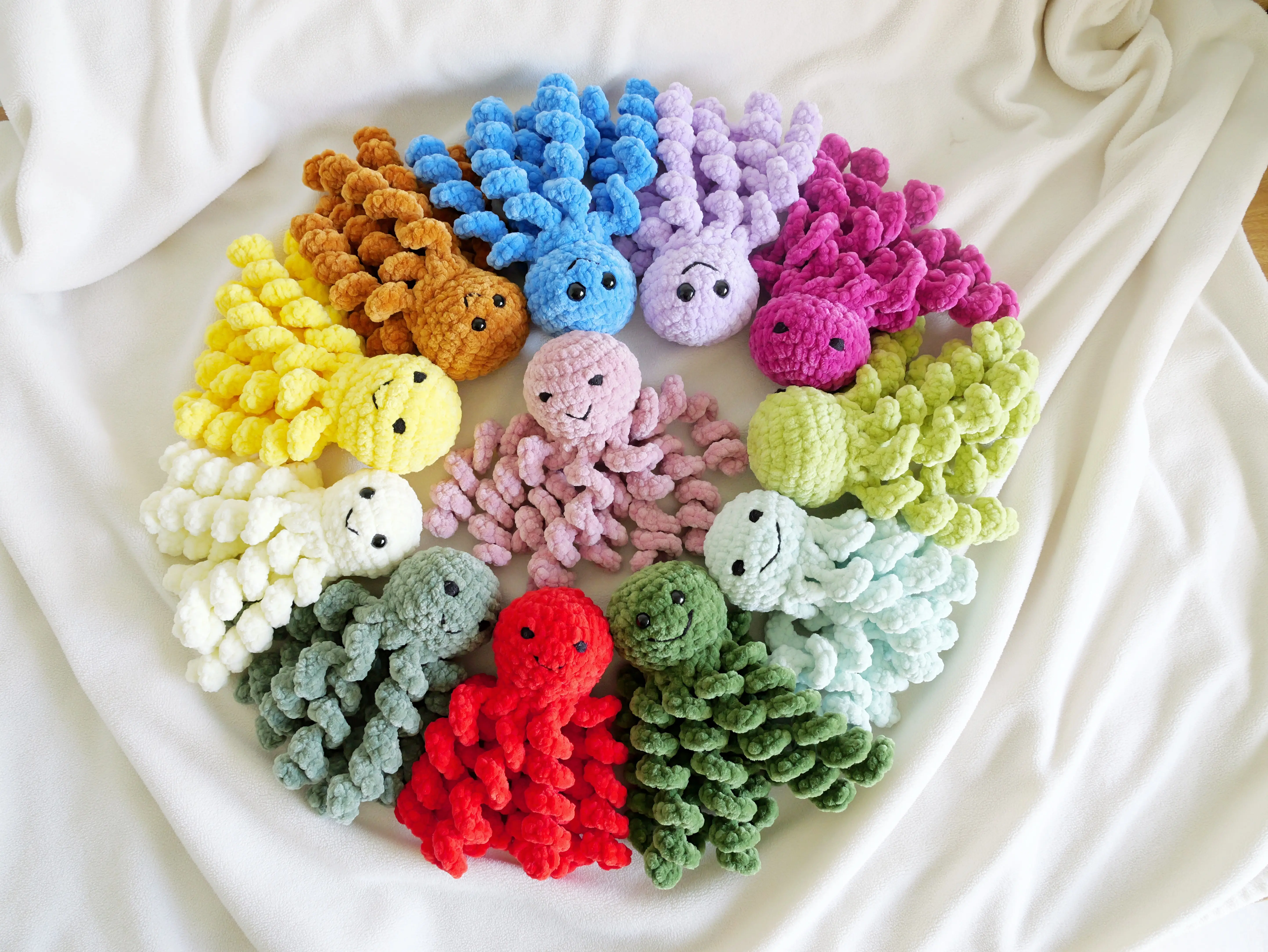 Handmade Crochet Octopus Plushie – Soft Stuffed Animal
