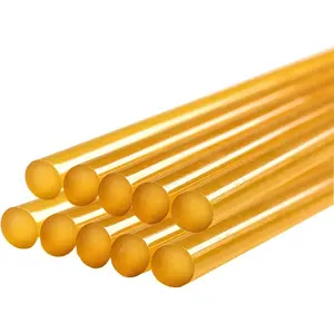 Dent Repair Glue Sticks, Paintless Dent Puller Tool Glue Stick for Hot Glue Gun Car Repair Dent Rmover Tool Set - 10 PCS Yellow Glue Sticks