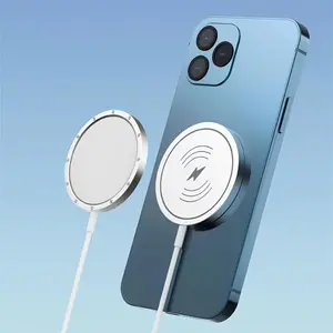 15w Magnetic Wireless Charger Magnetic Charging Support Qc/PD Protocol, Compatible with Apple iPhone 17-11 Pro Max, Samsung S6+, Huawei Mate30/p20 Pro, Lg G2+, Magsafe Fast Charger