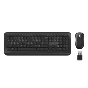 Incase Wireless Desktop 850 Keyboard & Mouse Combo – Designed by Microsoft –Wireless Connection, Precision Tracking, Wireless AES 128-Bit Encryption, Windows Shortcut Keys, Ambidextrous Design – Black
