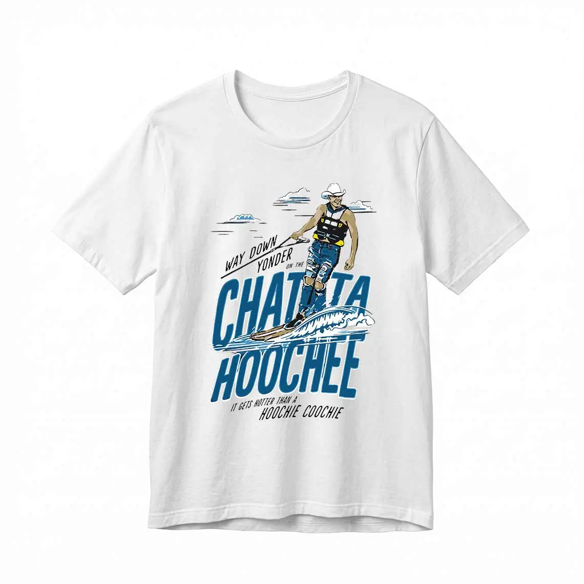 Alan Jackson- Lake T-shirt - Chattahoochee, Retro Music Graphic Tee, Hoochie Coochie, Concert Shirt, Summer Tee, Alan Jackson Shirt - scs17616