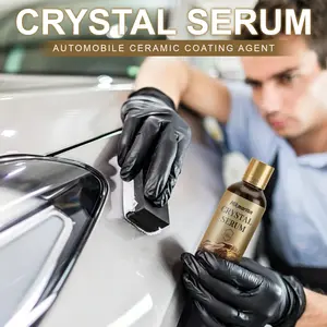 9H Ceramic Coating for Cars Hydrophobic Crystal Serum High Gloss Scratch Resistant Paint Protection Kit Water Repellent Nano Coating Auto Detailing Shine