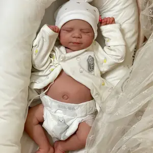 Adorable Reborn Dolls-Handcrafted Newborn Youngsters Doll - Lifelike Realistic Baby With Soft 3D Skin, Full Vinyl Girl Newborn Baby Dolls-Perfect For Birthday & Christmas Gifts Soft Silicone Reborn Doll with Washable Feel