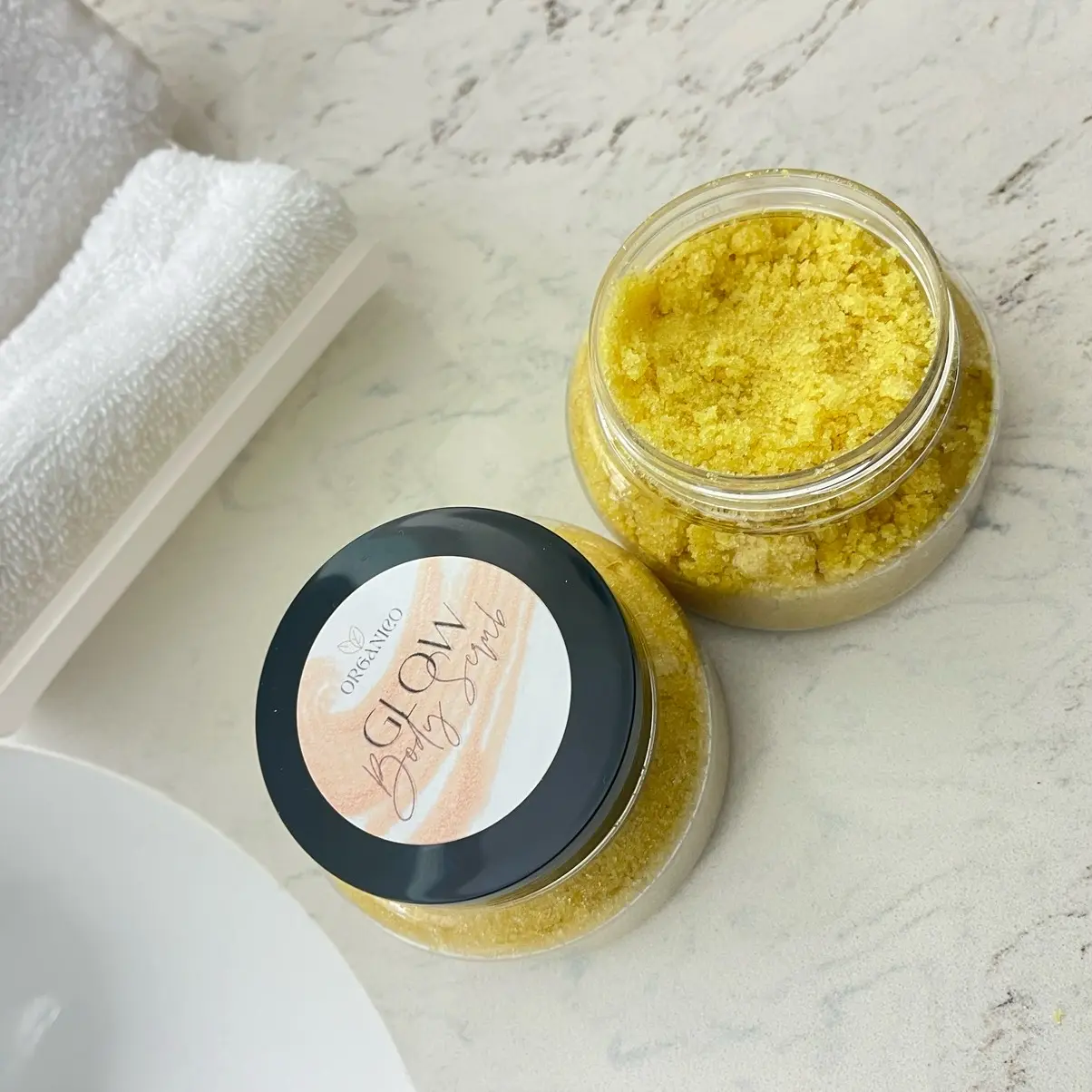 Glow scrub