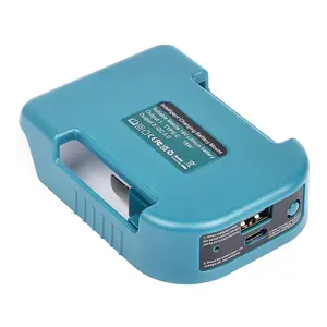 Battery Adapter for Makita 18V Lithium Battery Fast Charger Dock - Portable Adapter with 5V USB & 18W Type-C Ports, 1pc