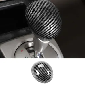 Interior Gear Shift Knob and Handbrake Handle Trim Carbon Fiber Style for Honda Civic 2006 to 2011 cars accessories car decor auto accessories