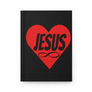 Jesus Heart Infinity Hardcover Journal | Christian Love Notebook