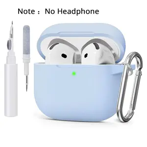 AirPods Pro 2 Protective Case, Shockproof Earbud Case with Cleaning Kit and Metal Keychain, Convenient Carry, Scratch-Resistant, Protection