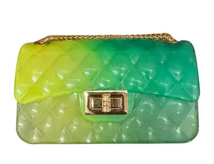 Small Yellow & Green Jelly Bag