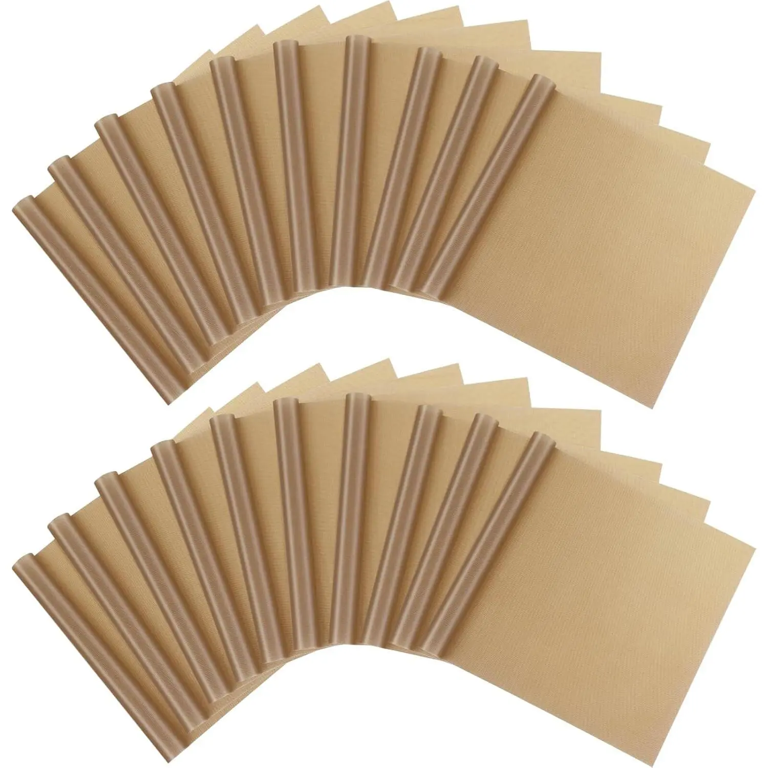 20 Pack Teflon Sheet for Heat Press, Heat Transfer Press Cover Paper Heat Resistant Transfer Protector Mats for Cricut Iron HTV Vinyl, Sublimation, Baking and Craft