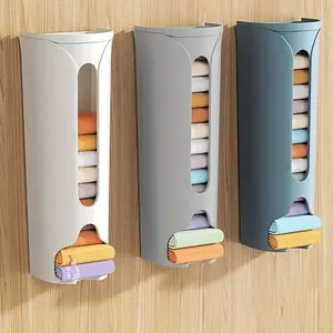 Wall Mounted Underwear Storage Box, 1 Count Punch Free Underwear Storage Rack, Household Storage Organizer for Bathroom, Kitchen, Bedroom, Home, Dormitory, Home Supplies