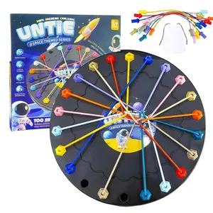 Brain-Teasing Rope Untangling Game — A Rope Challenge for Kids | Strategic Untangling Puzzle — Perfect for Family Bonding, Travel, and Party Gifts