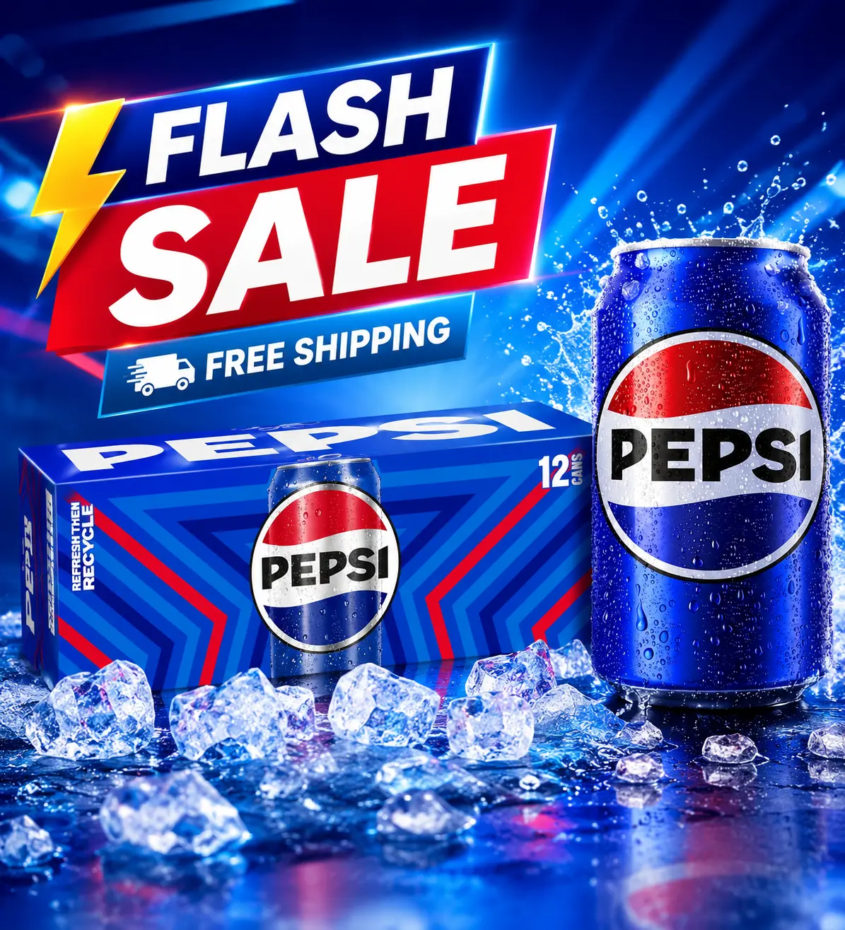 Pepsi Original Cola Soda Soft Drink, 12 Fl Oz Cans (Pack of 12) – Bold Refreshing Cola Flavor, Crisp Carbonated Beverage, Perfect for Parties, Family Gatherings, Meals, Picnics & Everyday Enjoyment
