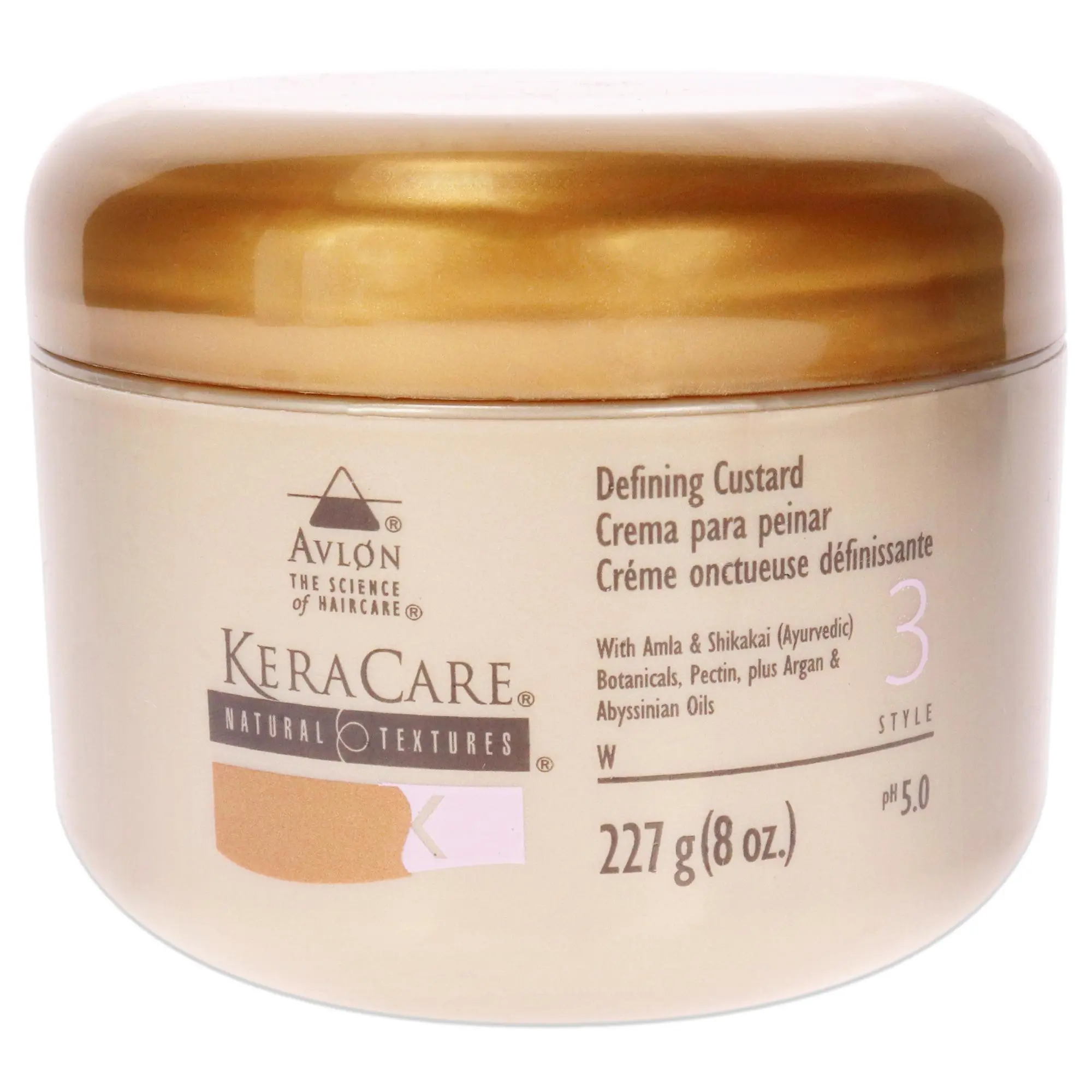 KeraCare Natural Defining Custard Cream Haircare by Avlon, Unisex 8 oz Cream