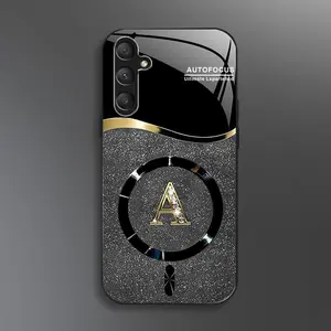 Suitable for [Galaxy A16 5g] high-end MagSafe phone case🥰，Choose from any of the 26 letters， Minimalist, premium design—drop-resistant and fingerprint-proof YM99