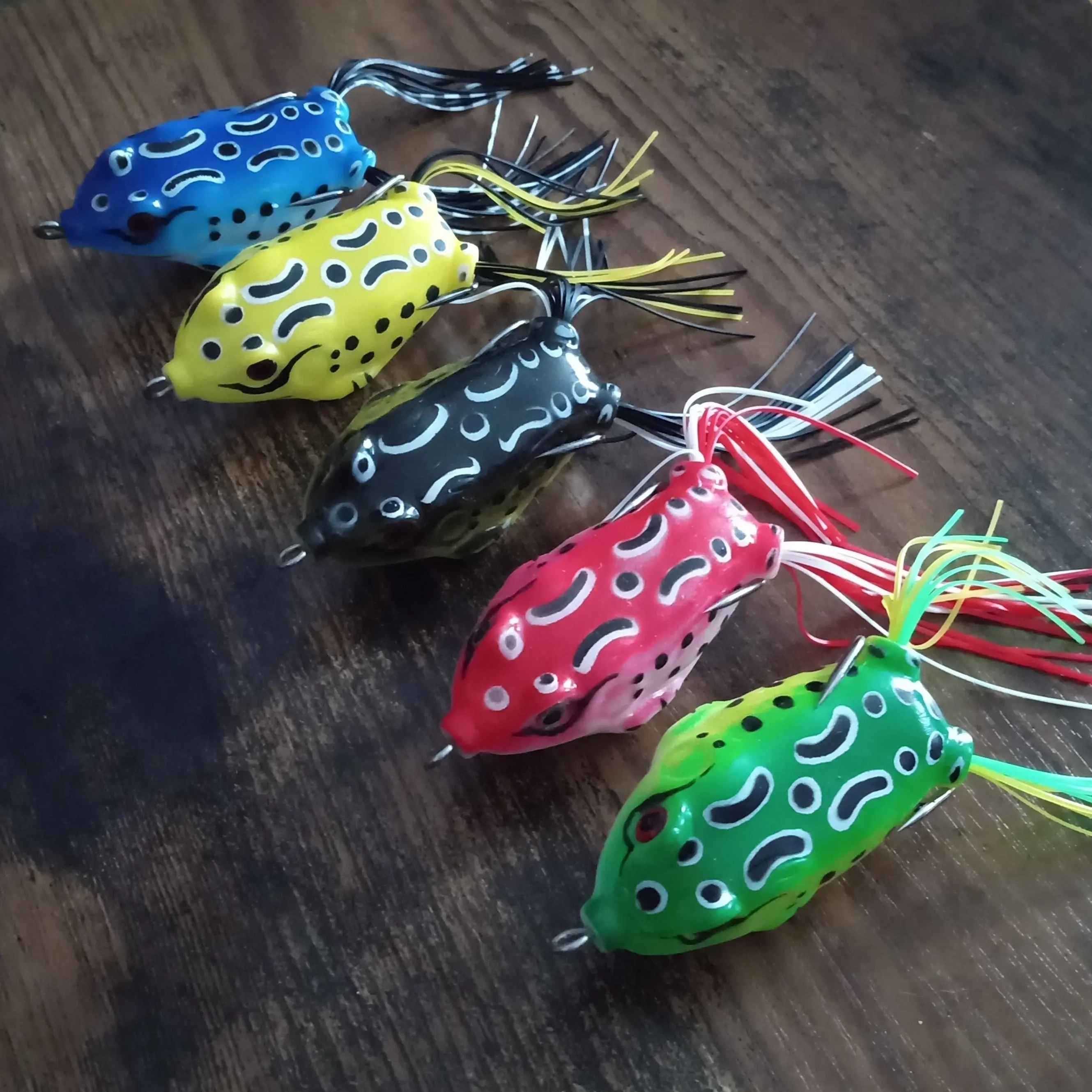 Large Frog Lures Topwater Bass Fishing 1/4 Oz Large Frog Lures Topwater Bass Fishing 1/4 Oz