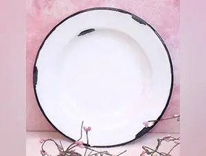 Enamelware Soup Plate