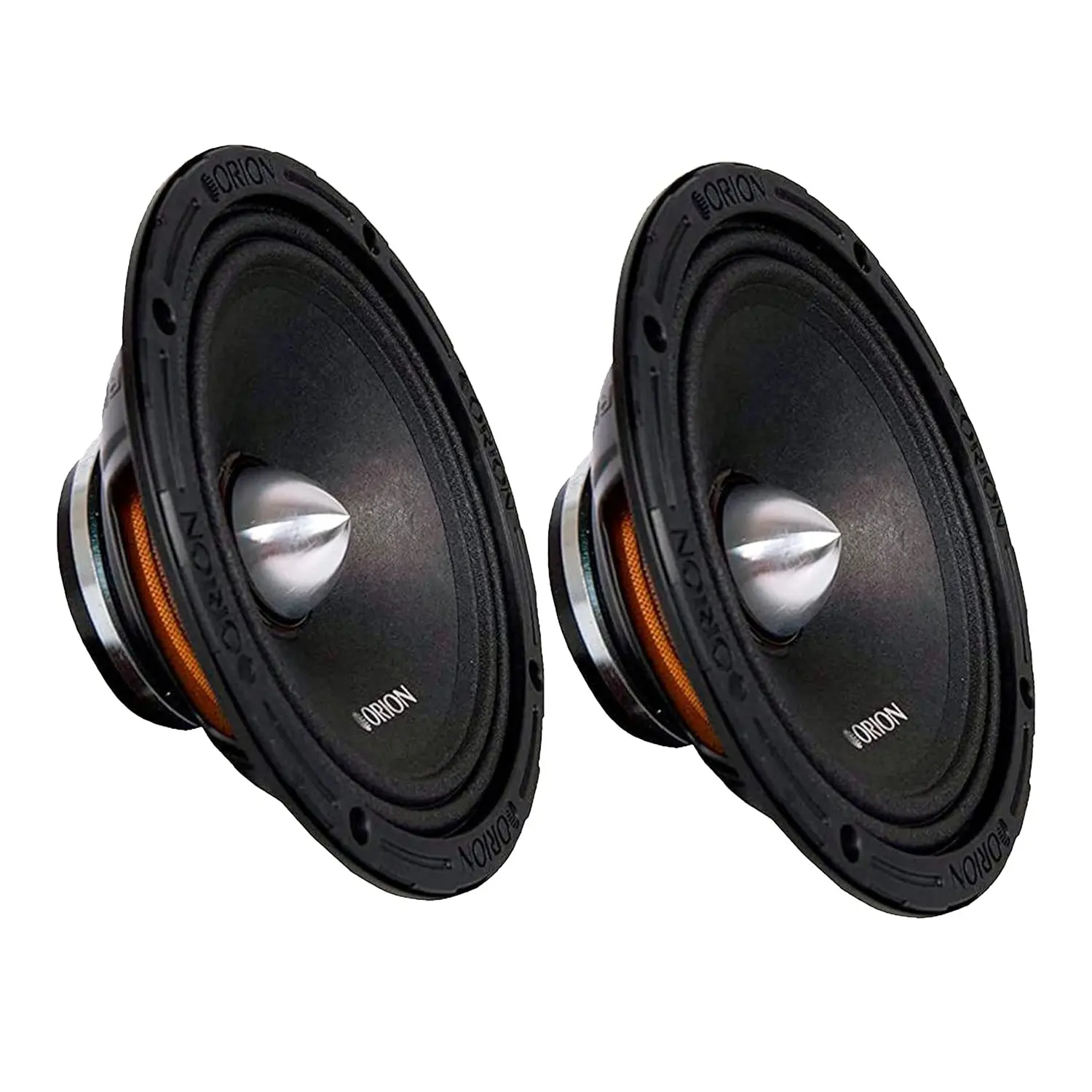 ORION XTR804NEO Shallow Neodymium Mid-Range Loudspeaker, 1400W Car Stereo Woofer with Subwoofer Cone, for Car Audio Systems, Car Stereo Speaker