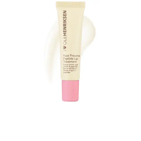 OLEHENRIKSEN Pout Preserve Peptide Lip Treatment - Vanilla Bon Bon Flavor, 0.4oz Vegan Cruelty-Free Moisturizer for Dry Lips Care with Deep Moisturization Oil to Hydrate