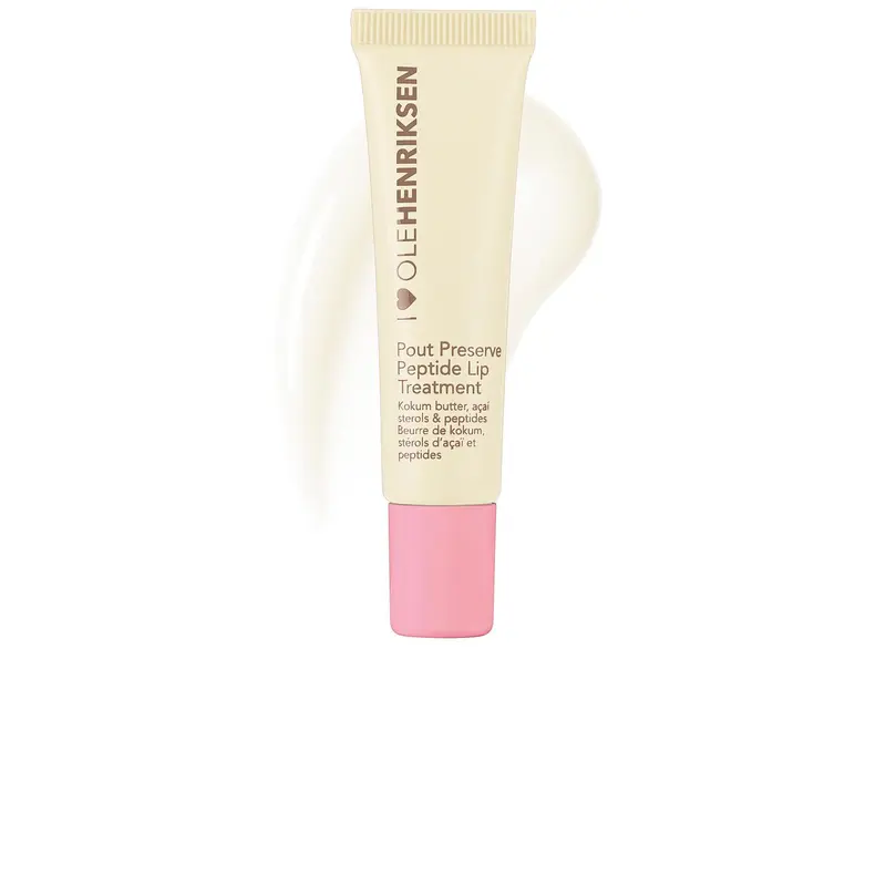 OLEHENRIKSEN Pout Preserve Peptide Lip Treatment - Vanilla Bon Bon Flavor, 0.4oz Vegan Cruelty-Free Moisturizer for Dry Lips Care with Deep Moisturization Oil to Hydrate