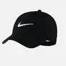 Nike Legacy91 Dri-Fit Unisex Athletic Hat - 50% Recycled Polyester, Moisture-Wicking Headwear, Quick-Dry, All-Seasons, Embroidered Eyelets, One Size, Black/White (Black Tag), Golf Accessory