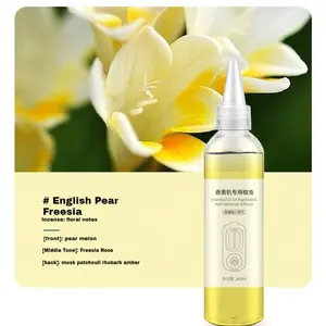 260ML Freesia Scented Essential Oil Refill, Aromatherapy Diffuser Liquid, Suitable for All Series Diffusers, Home Fragrance, Aromatherapy Oils