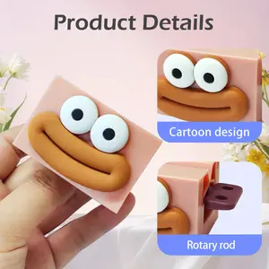 2 Counts Toothpaste Dispensers, white and pink two color tidy bathroom countertop organizer