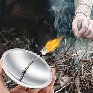 Solar Powered Lighter Outdoor Waterproof Windproof Emergency Travel Kit Portable Camping Hiking Survival Tool Equipment Windproof Torch Lighter