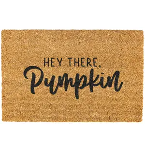 Hey there pumpkin doormat, Welcome Mat, Funny Door mat, Fall Doormat, Fall Decor