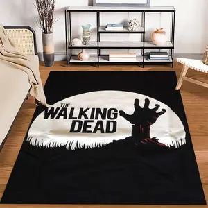 The Walking Dead 13 anime print rug, perfect for the living room, bedroom, or under office chairs. A great holiday gift for family and friends, and a Christmas decorative rug.