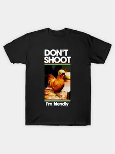 Funny Chicken Pattern T-Shirt, Casual Comfortable Fitted Fit, Fashion Streetwear Style, High Quality Cotton Fabric, Unique Humor