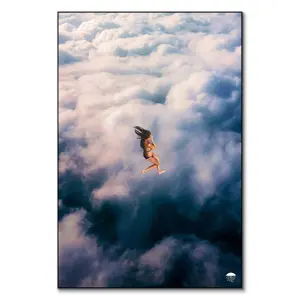 The Jump Wall Art Print, Artwork with Print and Frame