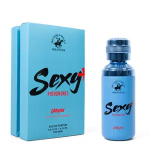 Beverly Hills Polo Club | Sexy + Pheromones Eau de Parfum for Men – 3.4oz / 100ml – Bold, Confident & Irresistible Masculine Fragrances (Alpha, Boss, Player) – Long-Lasting All-Day Scent | Ideal for Everyday Use, Office, or Special Occasions Scented Perfu