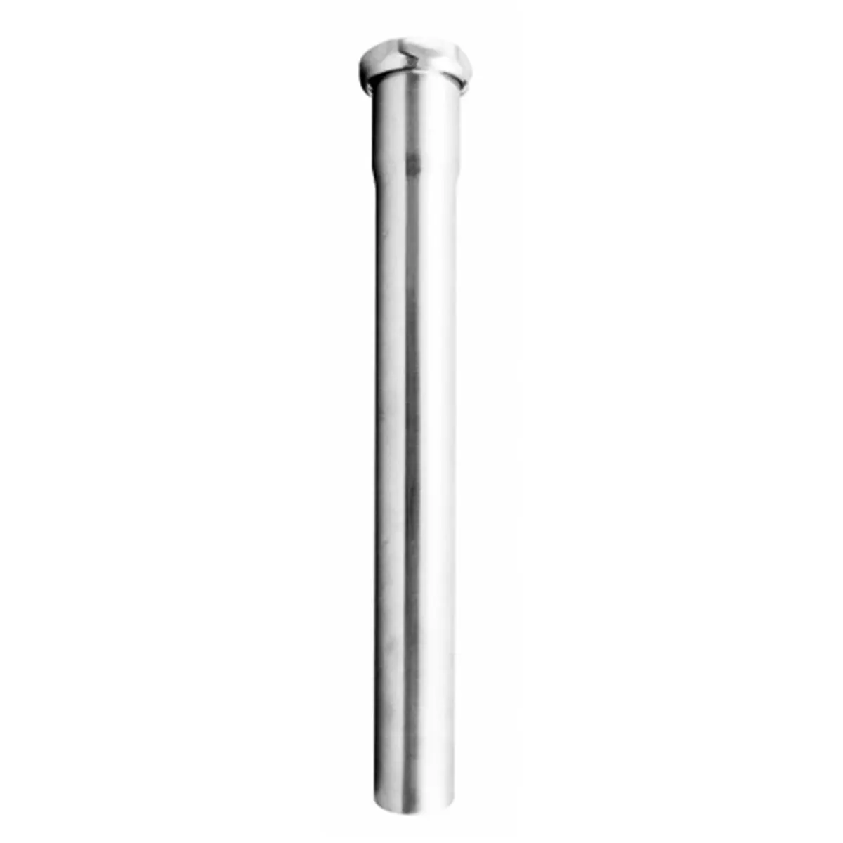 Westbrass Polished Chrome 1.25 in. OD x 12 in. Slip Joint Extension Tube - Extend Lavatory Drains, Fits Short Tailpiece Drains, Suits Exposed Installs, Fully Finished Plumbing Fitting