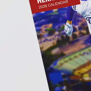 Hernandezzz 8 Baseball 2026 Wall Calendar, Baseball Champions 2026 Wall Calendar