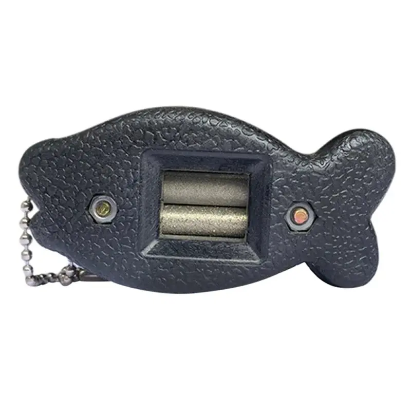 Diamond Sandstone Ice Skate Double Side Sharpener Portable Hanging Ice Hockey Shoe Blades Sharpener Ice Skate Accessories