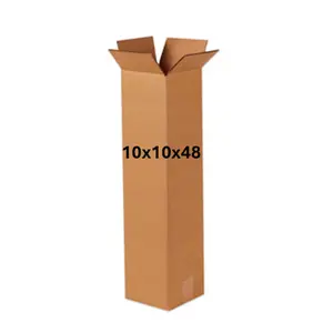 10x10x48 (200 lb strength) | SINGLE CARDBOARD BOX | TALL