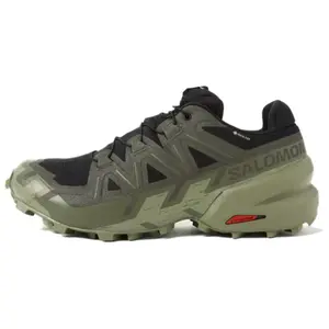 Salomon Speedcross 6 GORE-TEX Men's Low-Cut Trail Running Shoes with Waterproof and Breathable Comfort in Forest Green Trending Shoes, House White Official Shoes to Get / Maison Mihara Verifiable, with credentials and supporting global authentication
